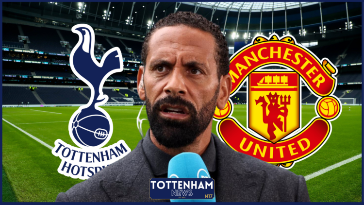 Rio Ferdinand Tottenham Manchester United badges
