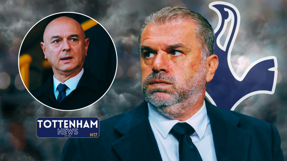 Tottenham badge, Daniel Levy, Ange Postecoglou