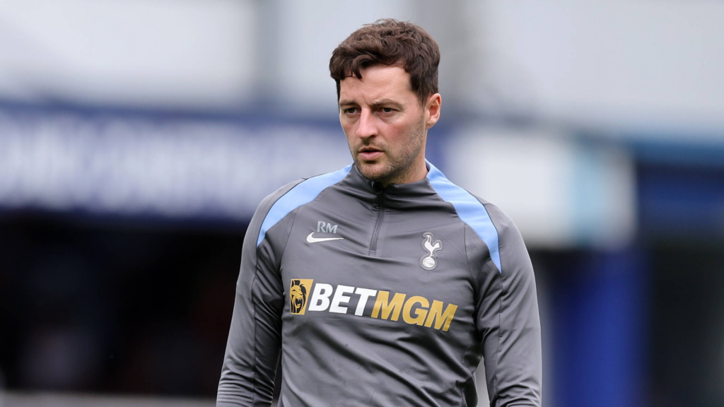 Tottenham coach Ryan Mason