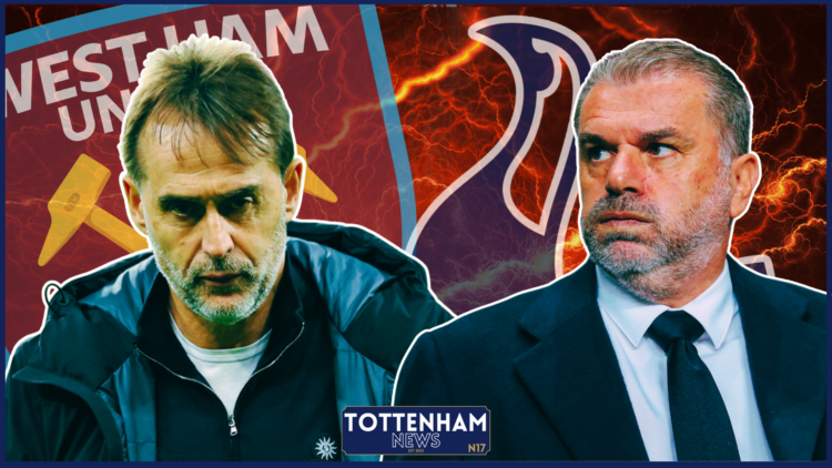 Tottenham, West Ham badges and Ange Postecoglou, Julen Lopetegui
