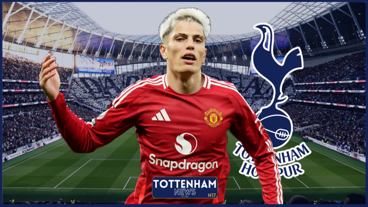 Alejandro Garnacho, Tottenham badge