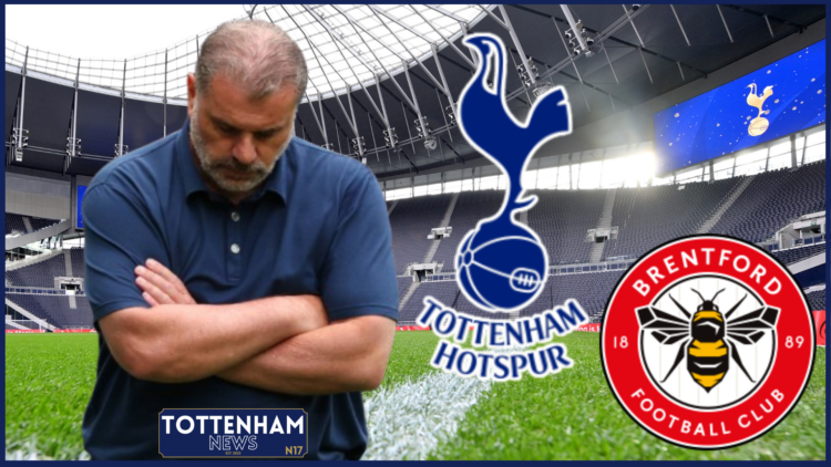Ange Postecoglou, Tottenham badge, Brentford badge