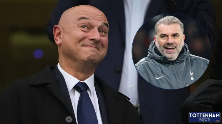 Daniel Levy, Ange Postecoglou in inset