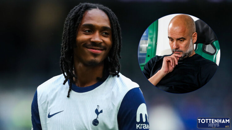 Djed Spence, Pep Guardiola in inset