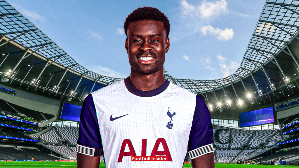 Marc Guehi in Tottenham kit