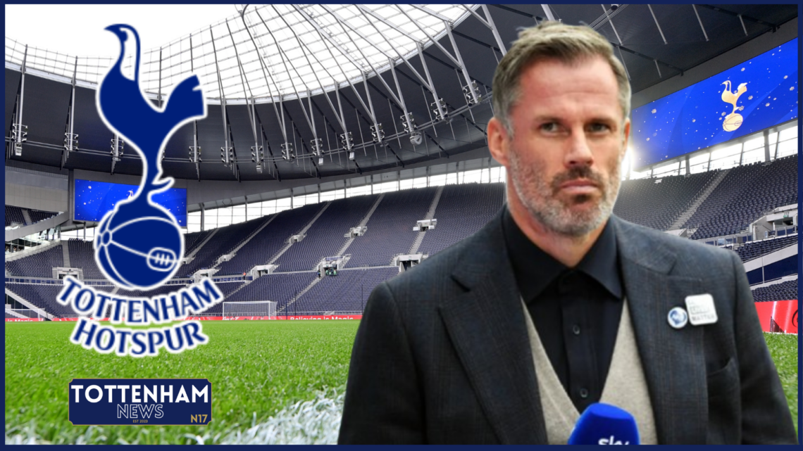 Jamie Carragher, Tottenham badge