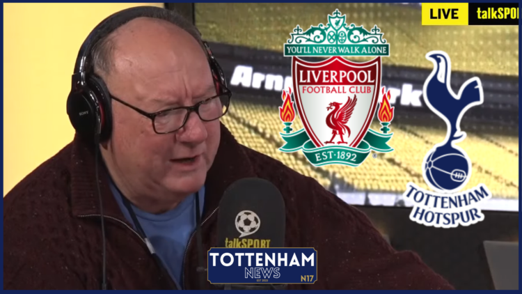 Picture of Alan Brazil and Tottenham badge.