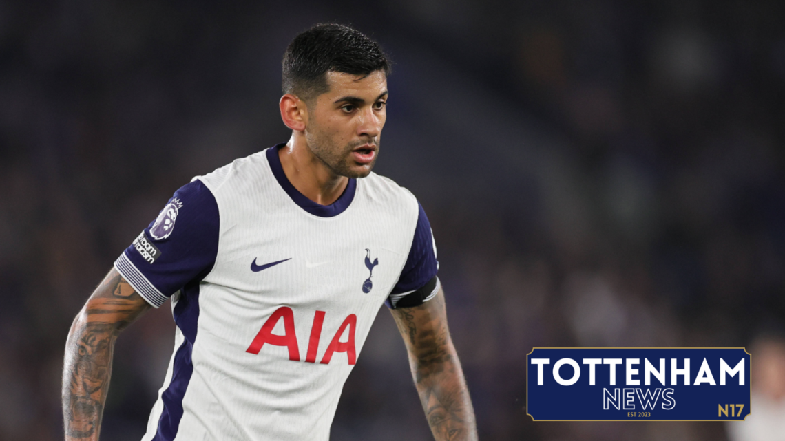 Tottenham defender Cristian Romero
