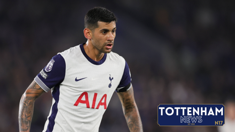 Tottenham defender Cristian Romero