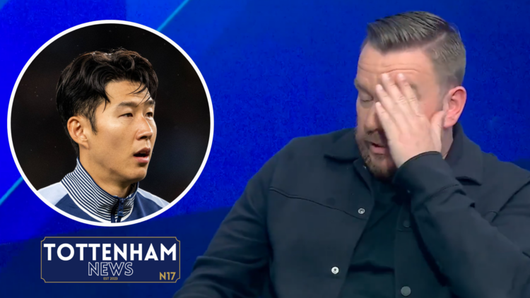 Picture of Jamie O'Hara and Son Heung-min.