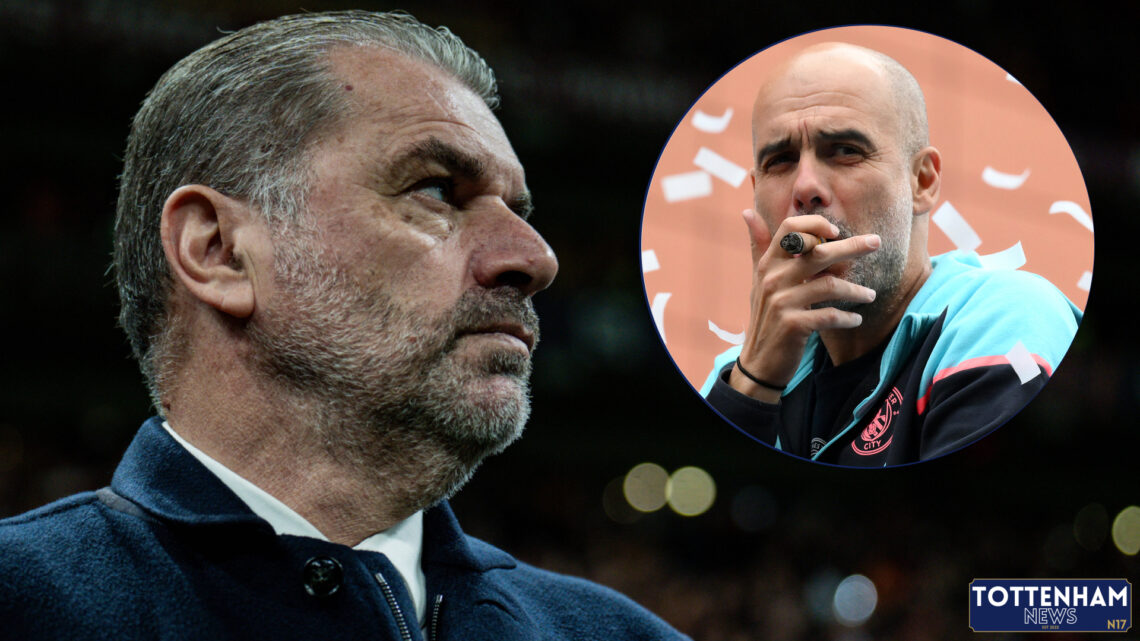 Tottenham Manchester City Ange Postecoglou Pep Guardiola