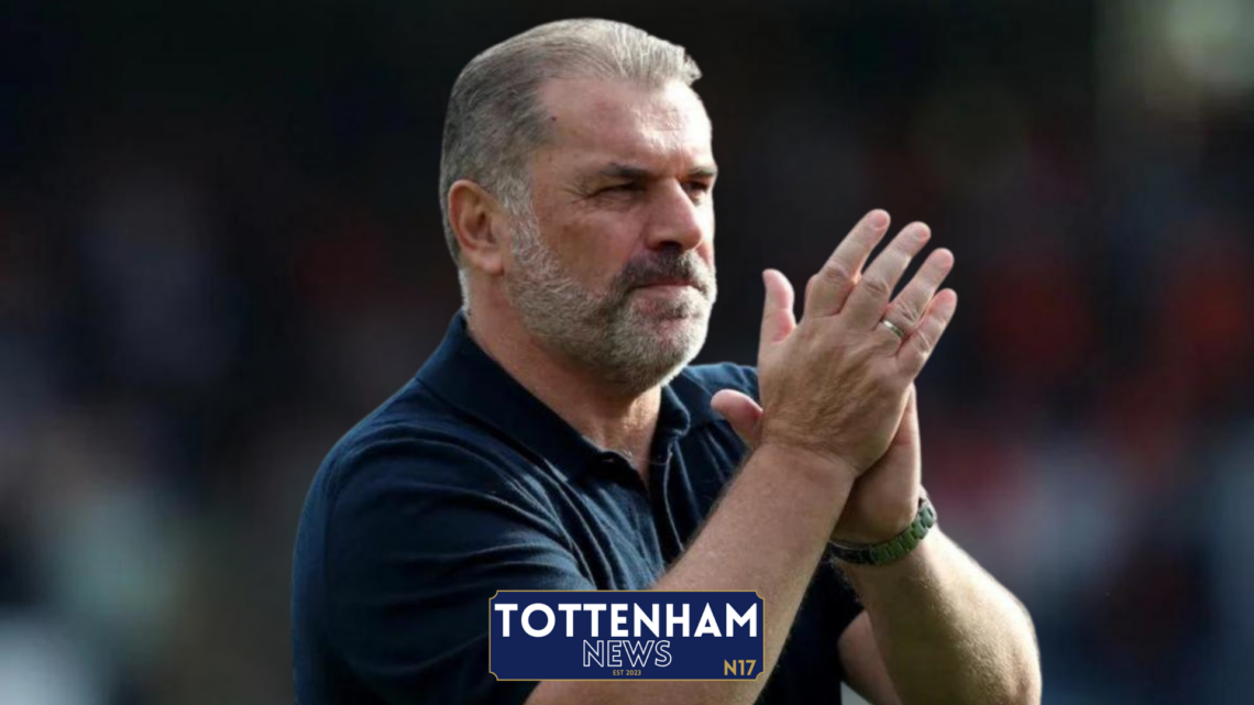 Tottenham manager Ange Postecoglou