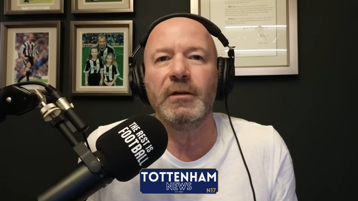 Tottenham, Alan Shearer