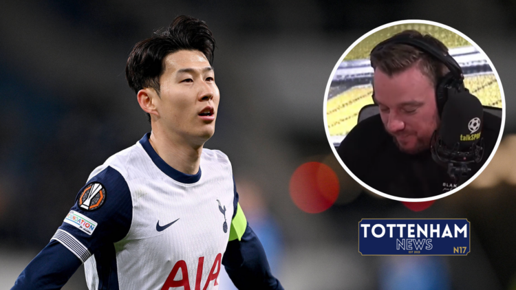 Tottenham attacker Son Heung-min and Jamie O'Hara