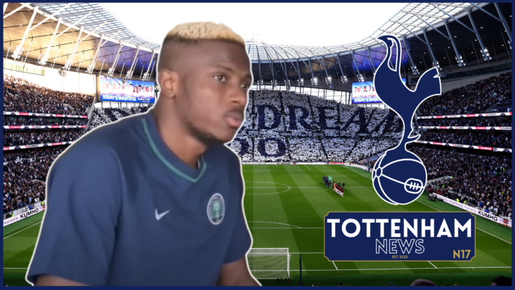 Victor Osimhen, Tottenham badge