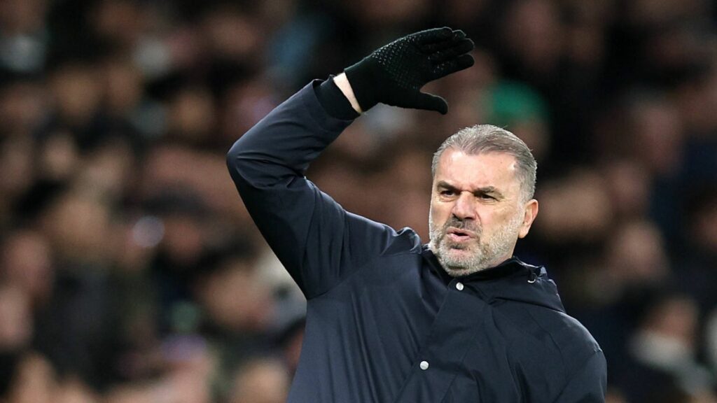 Tottenham manager Ange Postecoglou