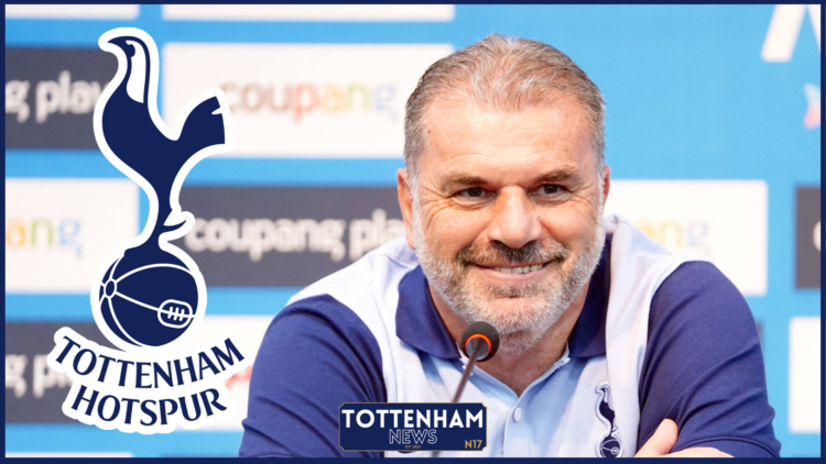 Ange Postecoglou Tottenham badge