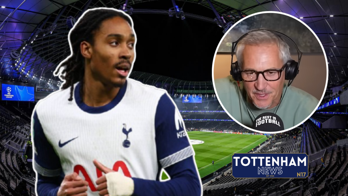 Djed Spence Gary Lineker Tottenham