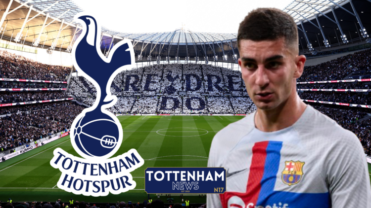 Ferran Torres Tottenham badge