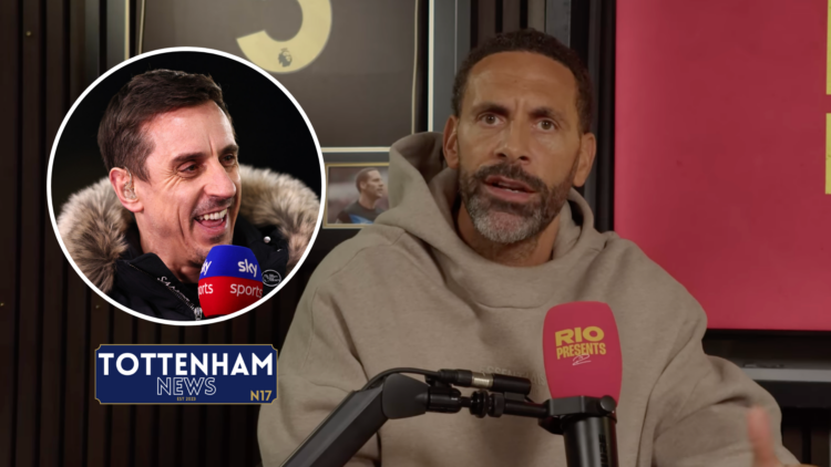 Gary Neville Rio Ferdinand Tottenham