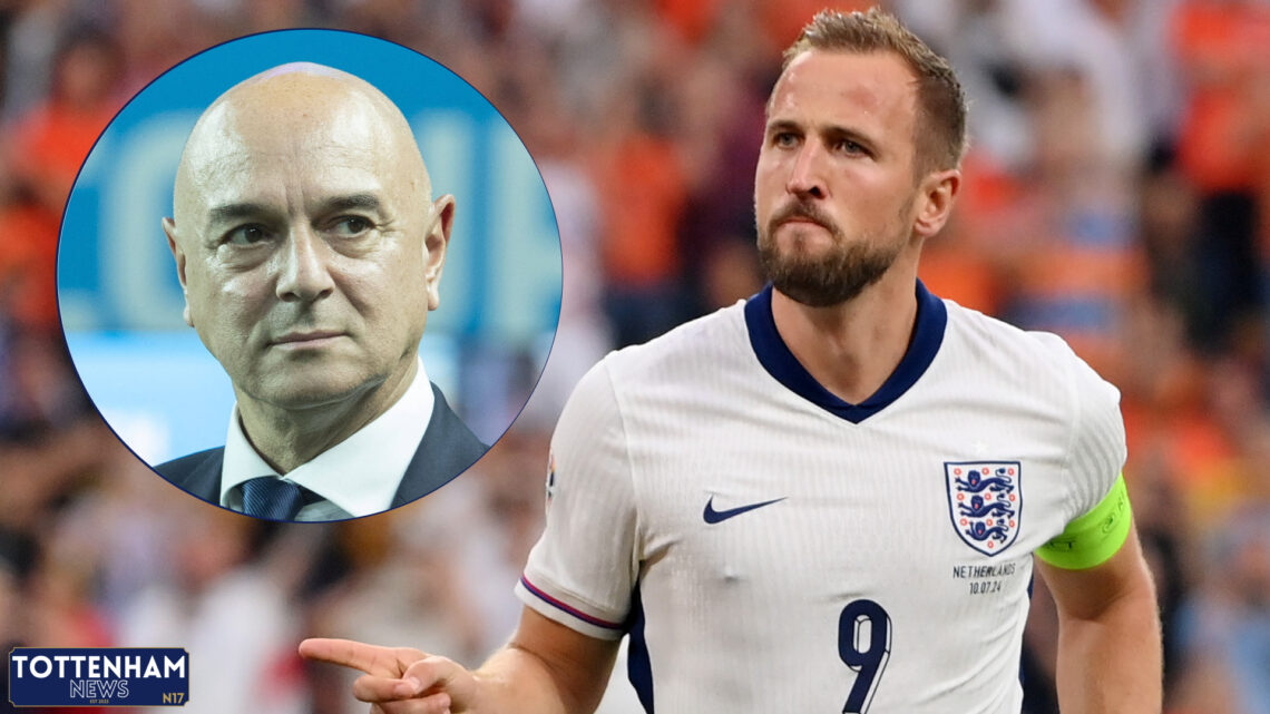 Harry Kane and Tottenham chairman Daniel Levy