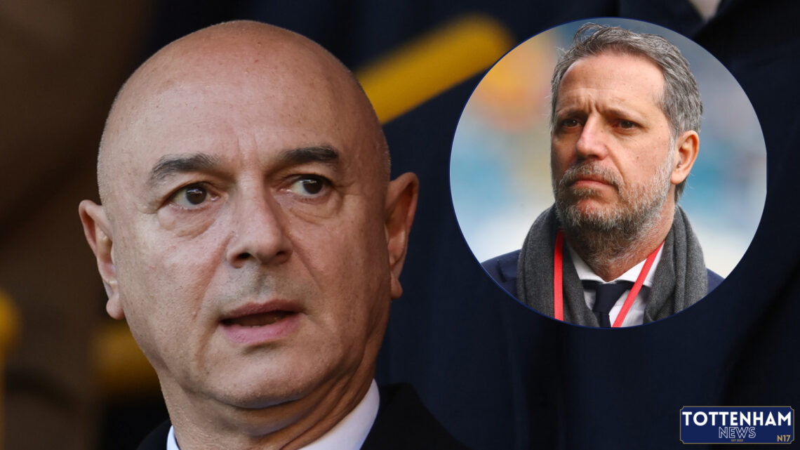 Tottenham chief Daniel Levy and Fabio Paratici