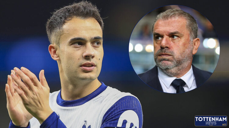 Tottenham left-back Sergio Reguilon