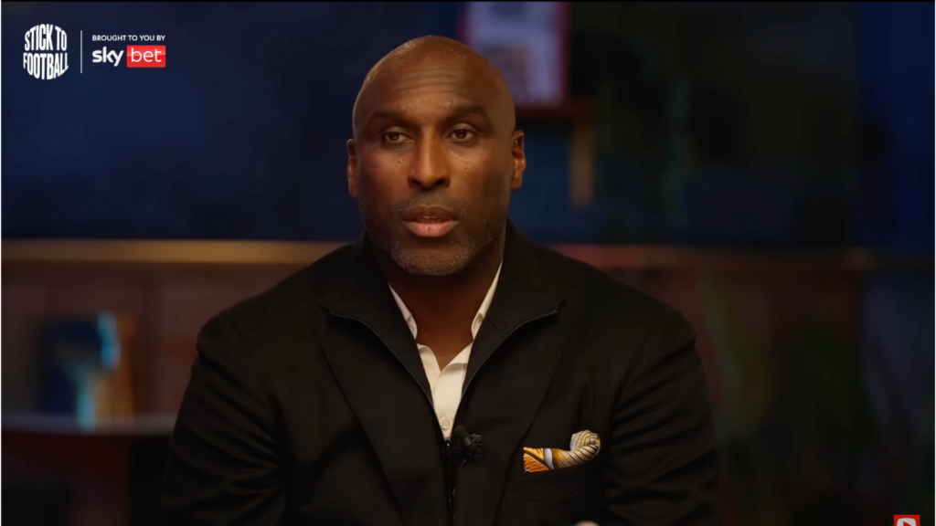 Sol Campbell Stick to Football
