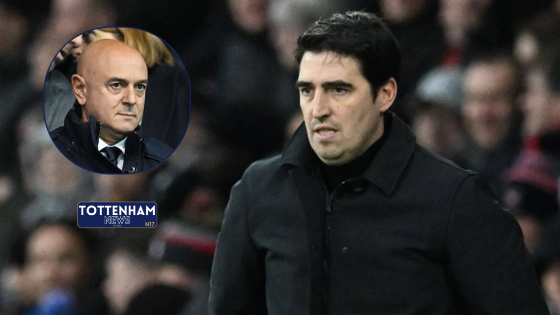 Andoni Iraola, Tottenham, Daniel Levy, Ange Postecoglou