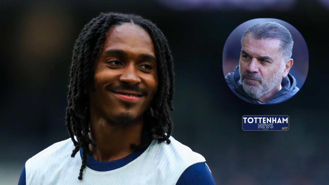 Djed Spence, Ange Postecoglou, James Maddison, Tottenham