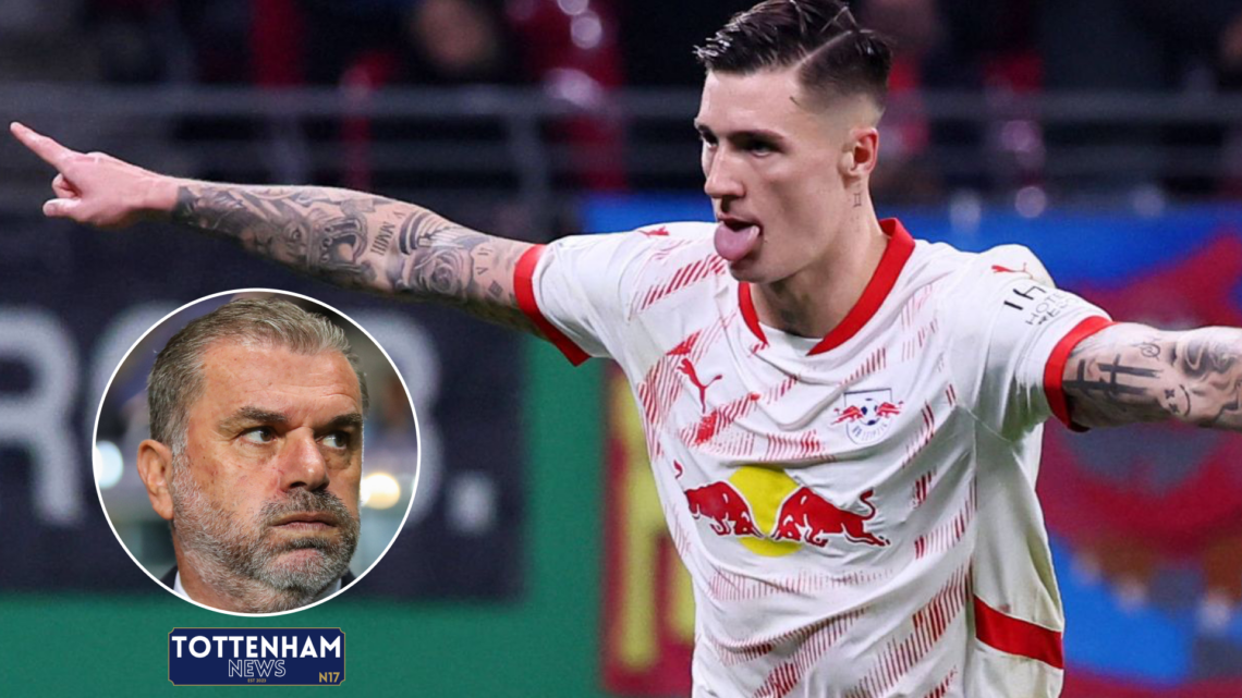 Benjamin Sesko Ange Postecoglou Tottenham
