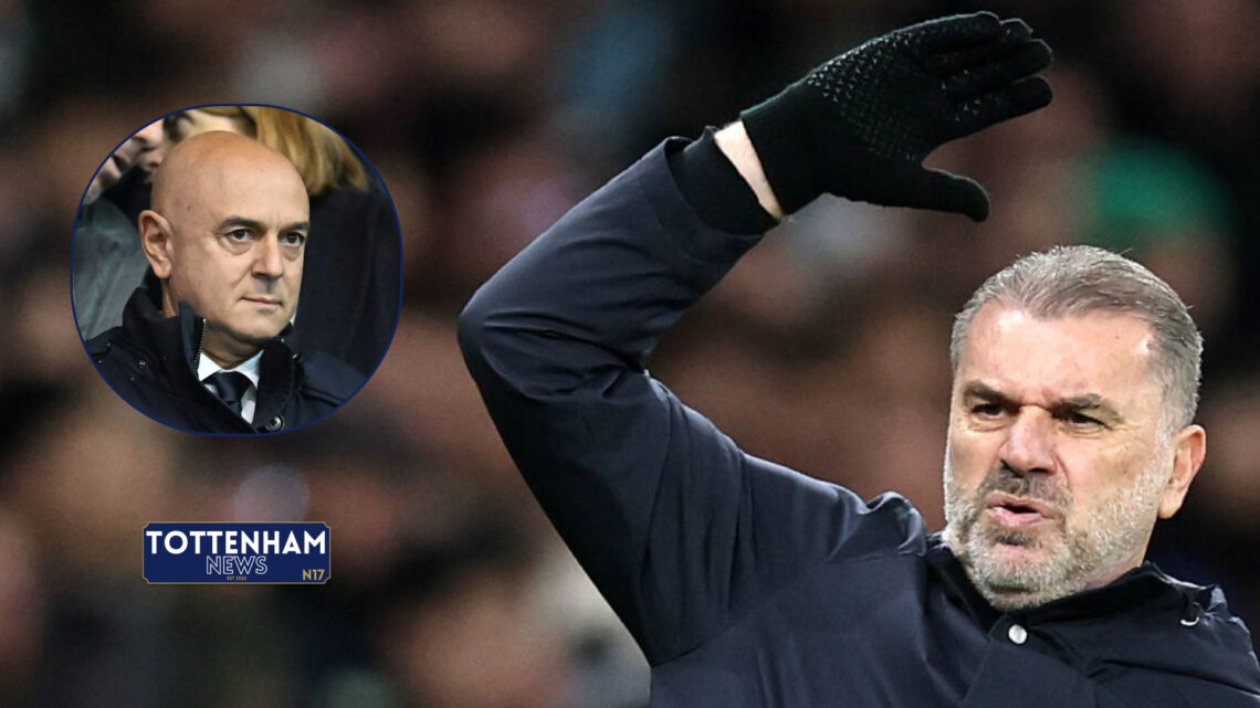 Daniel Levy and Ange Postecoglou at Tottenham.