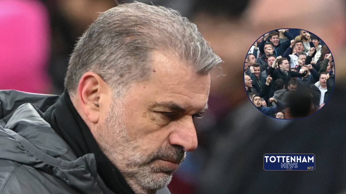 Ange Postecoglou and Tottenham fans.