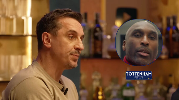 Gary Neville Sol Campbell Tottenham