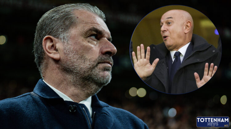 Ange Postecoglou Daniel Levy Tottenham