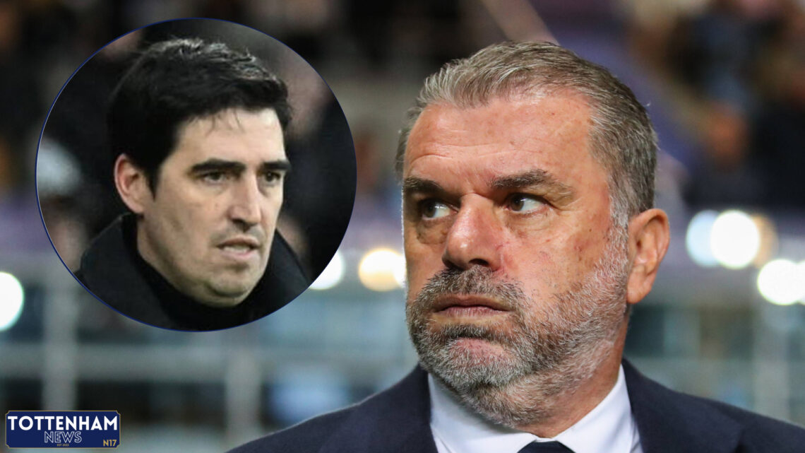 Andoni Iraola Ange Postecoglou Tottenham