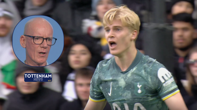 Lucas Bergvall, Tottenham, Ange Postecoglou, Dermot Gallagher,