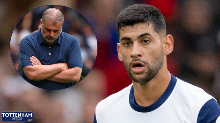 Tottenham Ange Postecoglou Cristian Romero