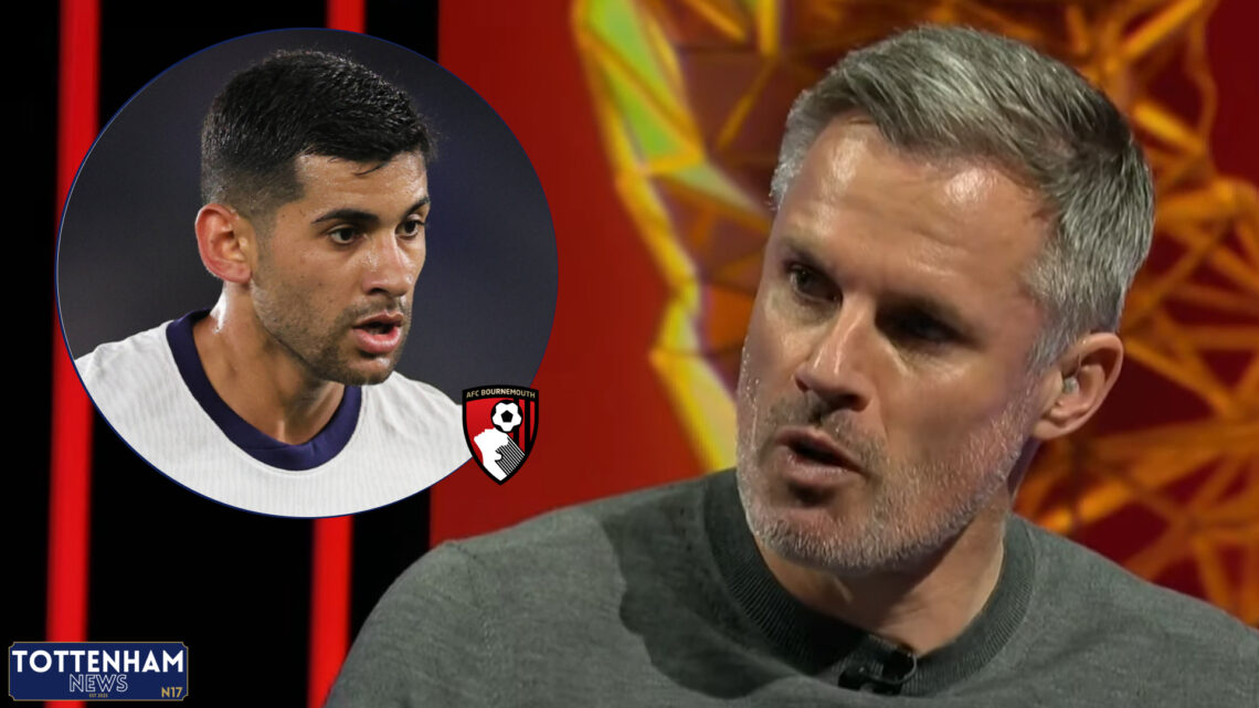 Tottenham Bournemouth Cristian Romero Jamie Carragher