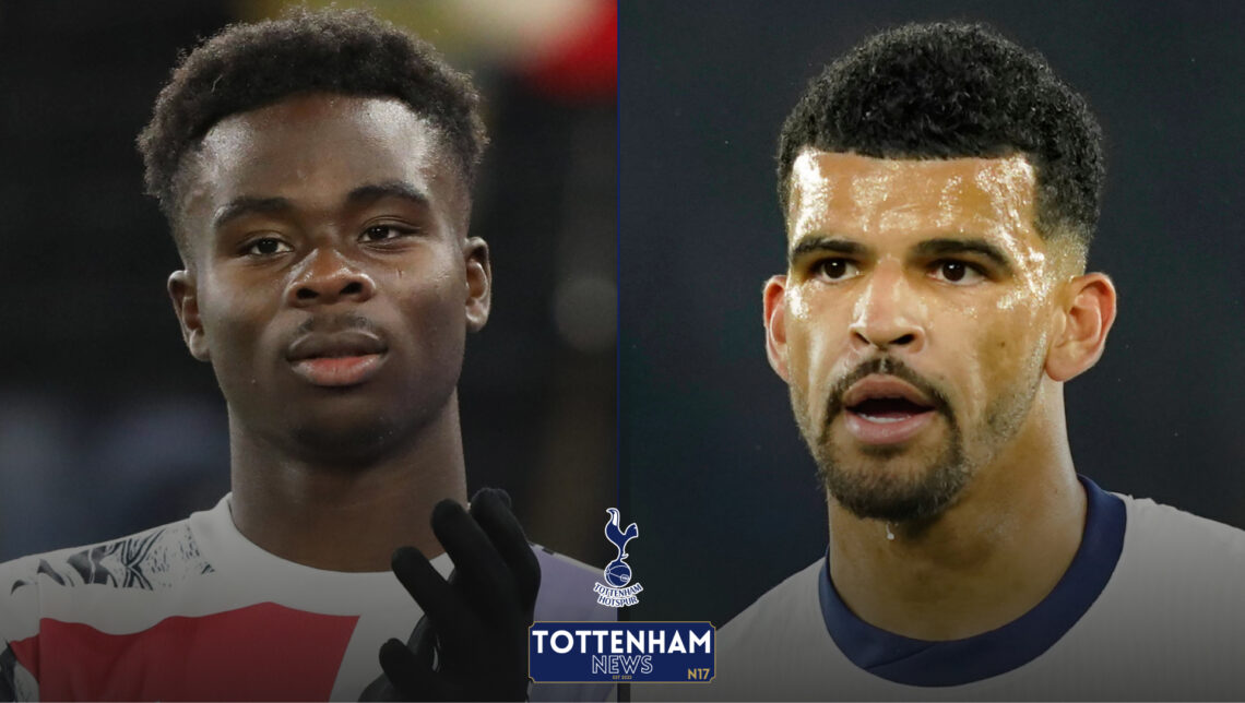 Tottenham, Dominic Solanke, Bukayo Saka