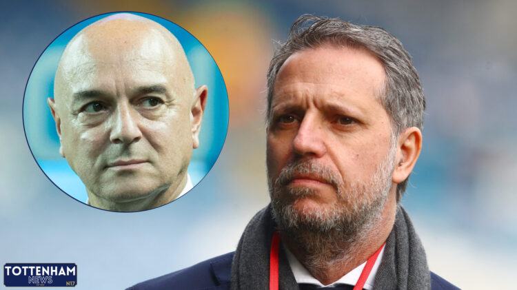 Tottenham chief Daniel Levy and Fabio Paratici