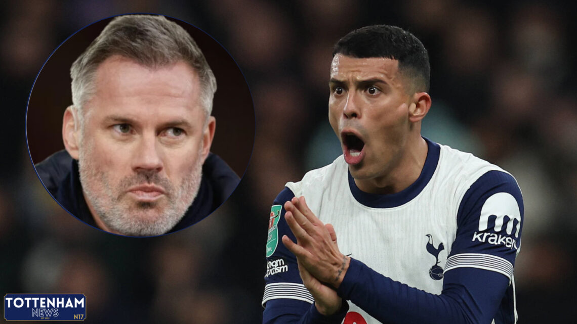 Tottenham, Pedro Porro, Jamie Carragher