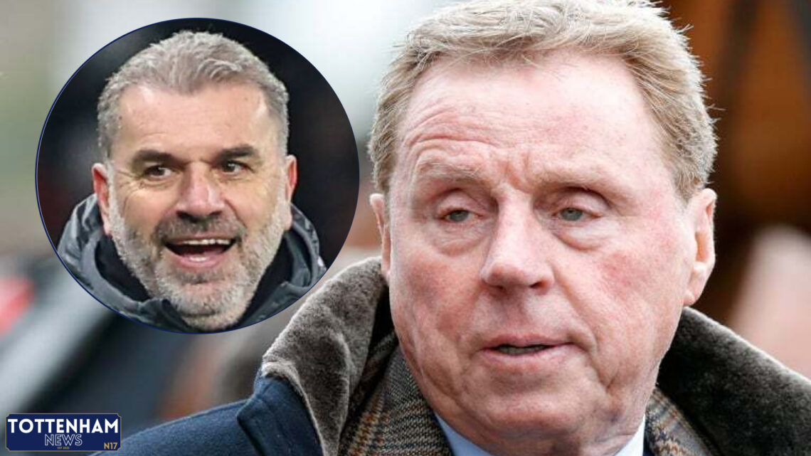 Former Tottenham manager Harry Redknapp and Ange Postecoglou