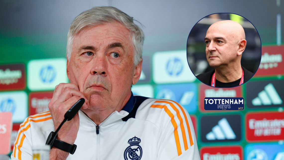 Carlo Ancelotti, Daniel Levy, Tottenham