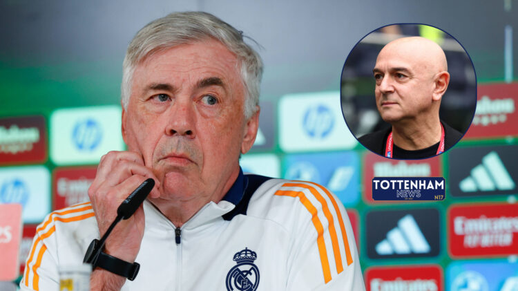 Carlo Ancelotti, Daniel Levy, Tottenham