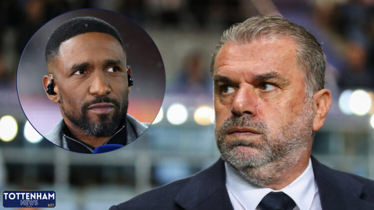 Jermain Defoe and Ange Postecoglou
