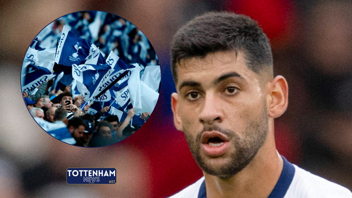 Cristian Romero and Spurs fans