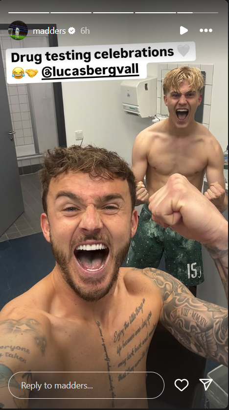 James Maddison buzzing after Tottenham's Europa League win