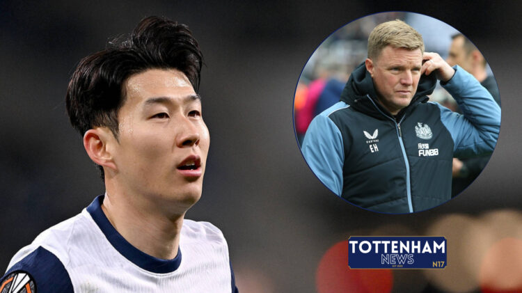 Son Heung-min and Eddie Howe