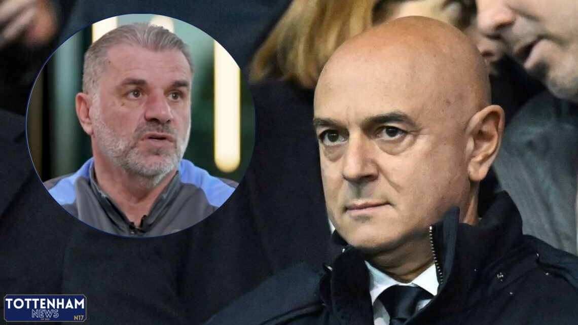 Tottenham Ange Postecoglou Daniel Levy